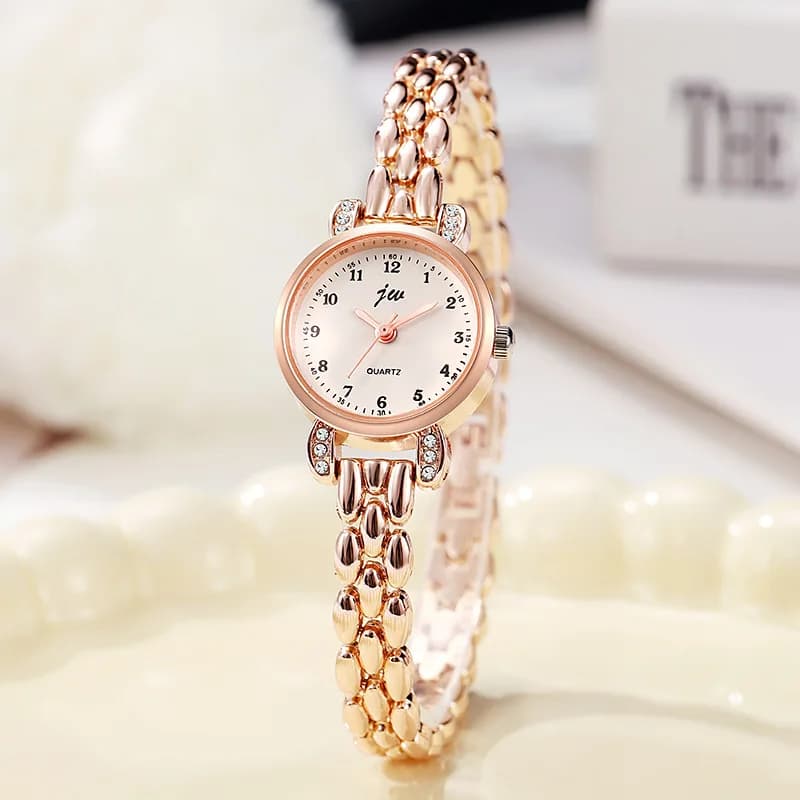 Orologi da polso da donna alla moda Orologi al quarzo da donna regalo di lusso Orologio da donna classico con quadrante con numeri arabi Orologio Dropshipping