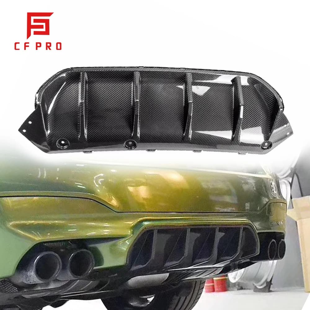 Carbon Fiber Car Rear Bumper Diffuser Lip For BMW F90 M5 G30 Rear Spoiler Car Accessories