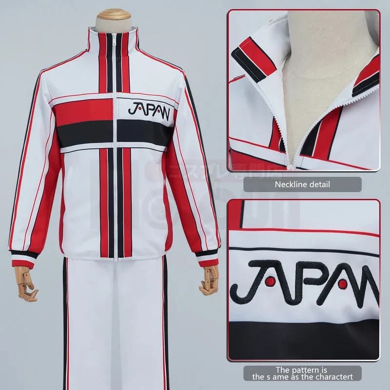 Il Principe del Tennis Anime Seiichi Yukimura Ryoma Echizen Costume Cosplay Giappone U17 Maglie Tuta Quotidiana Halloweenx;8's,6;