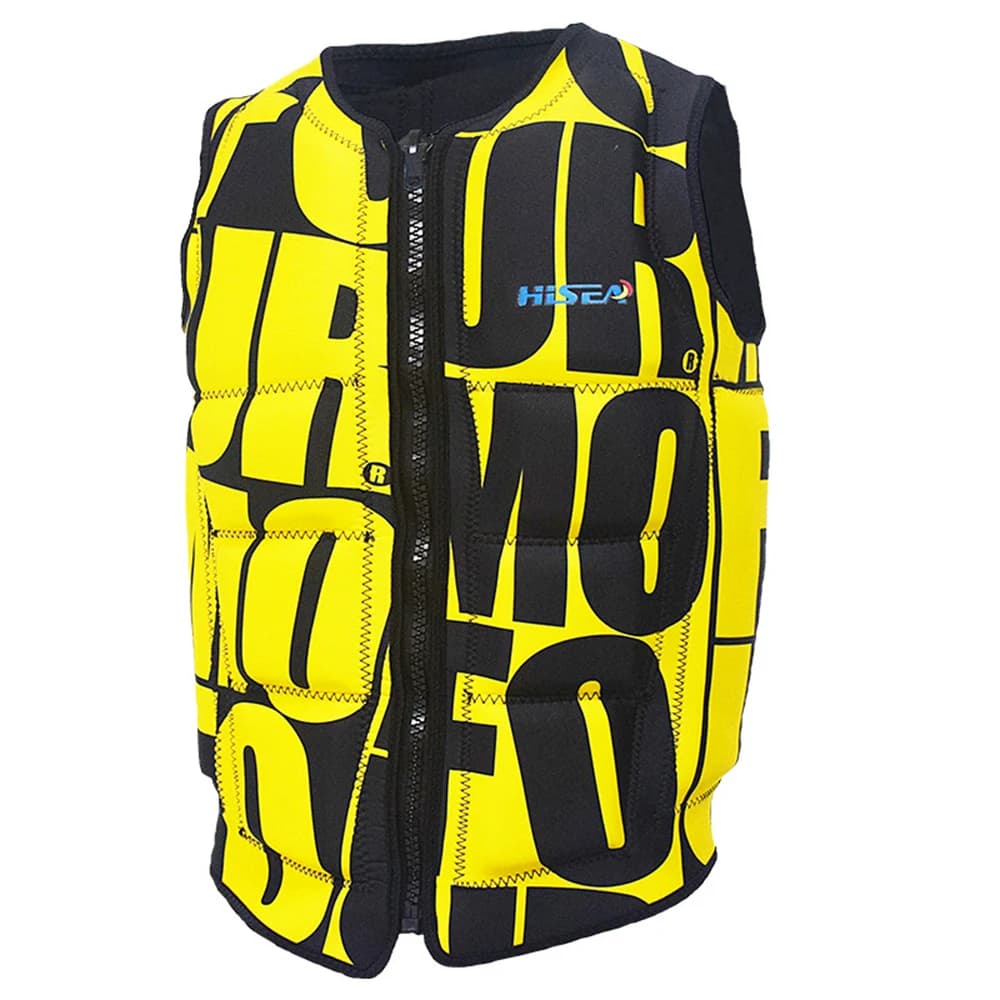 Hisea Giubbotto salvagente professionale per adulti, spesso acqua galleggiante, surf, snorkeling, pesca, corsa, gilet da nuoto piegato portatile
