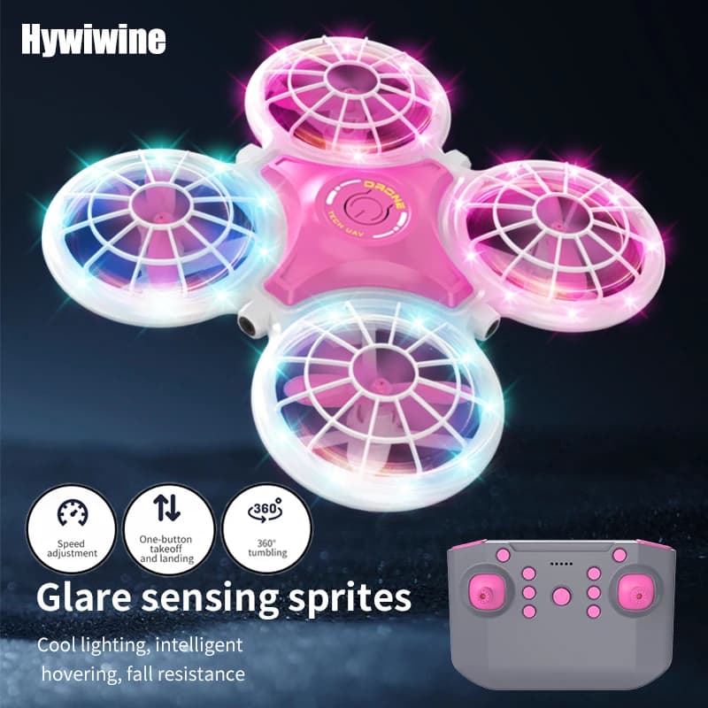 Mini Drone 3D Flip Flash Intelligent Hover 2.4G 4CH Telecomando Quadcopter Dron Elicottero Rc Aereo Giocattoli Di Natale Per Bambini