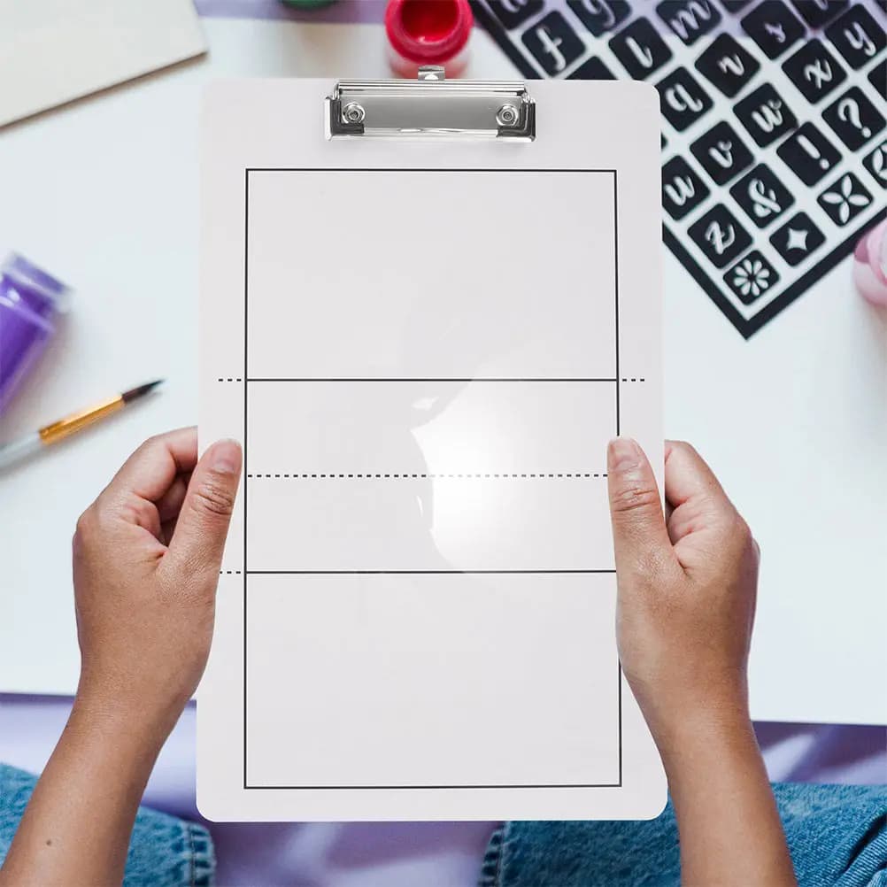 2Pcs Volleyball Coaching Board PVC Portable Lightweight Erasable Writing Board for Match Analysis Training Supply