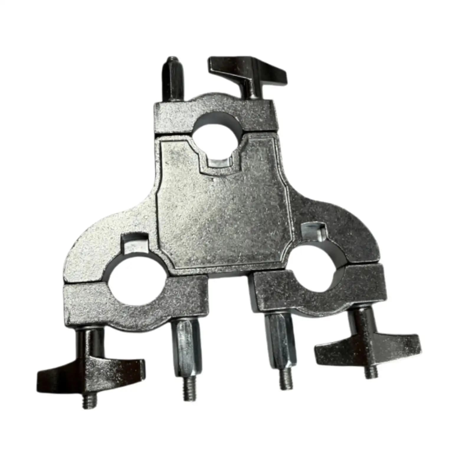 Drum Clamp Connector Zinc Alloy Multi Pad Accessory Three Arm Platform Mount for Drum Set Percussion Hardware