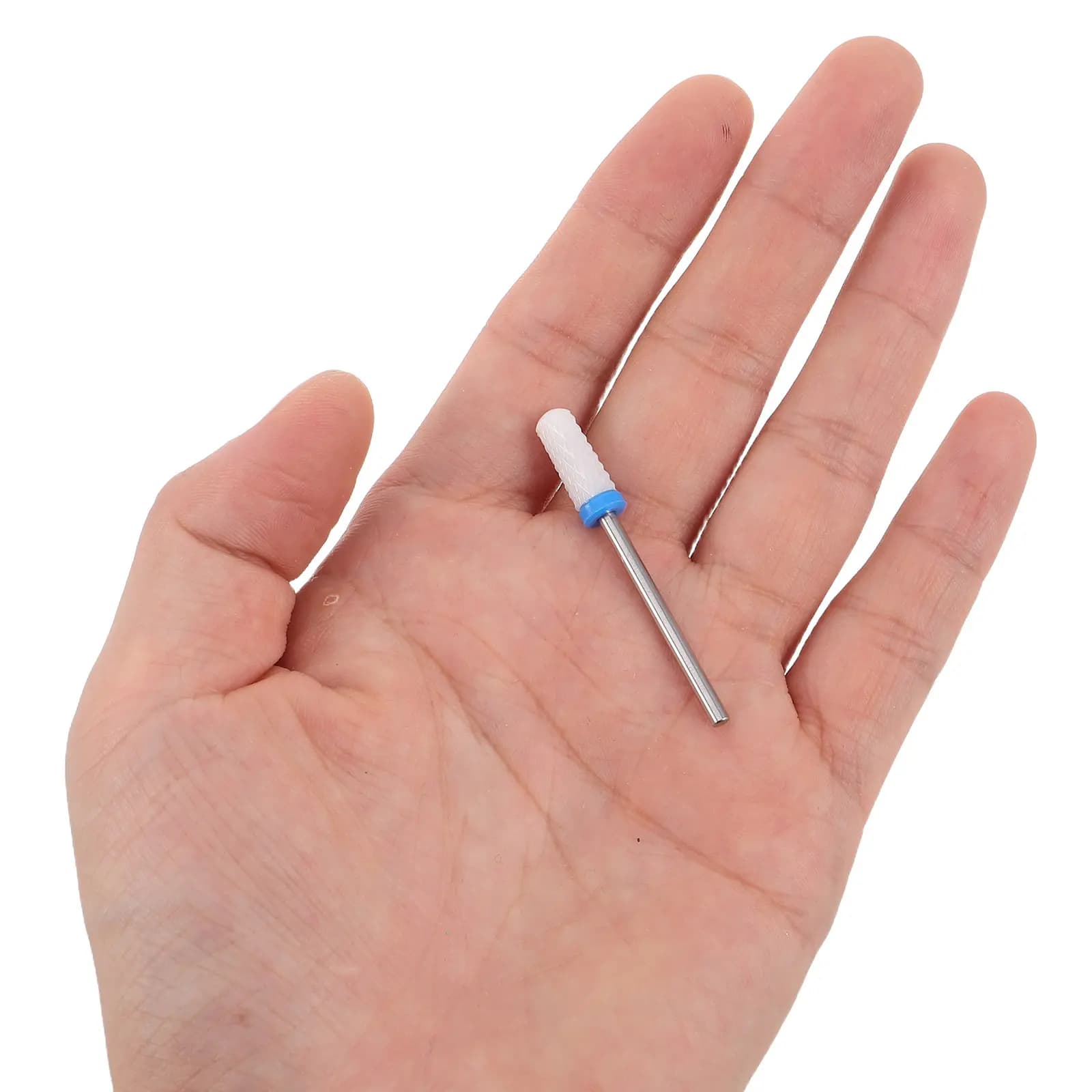 10 Tips for Round Head Ceramic Nail Drill, Manicure Machine Accessories, Small Abrasive Tips for Gel Polish Removal, Pedicure, for Nail Technicians