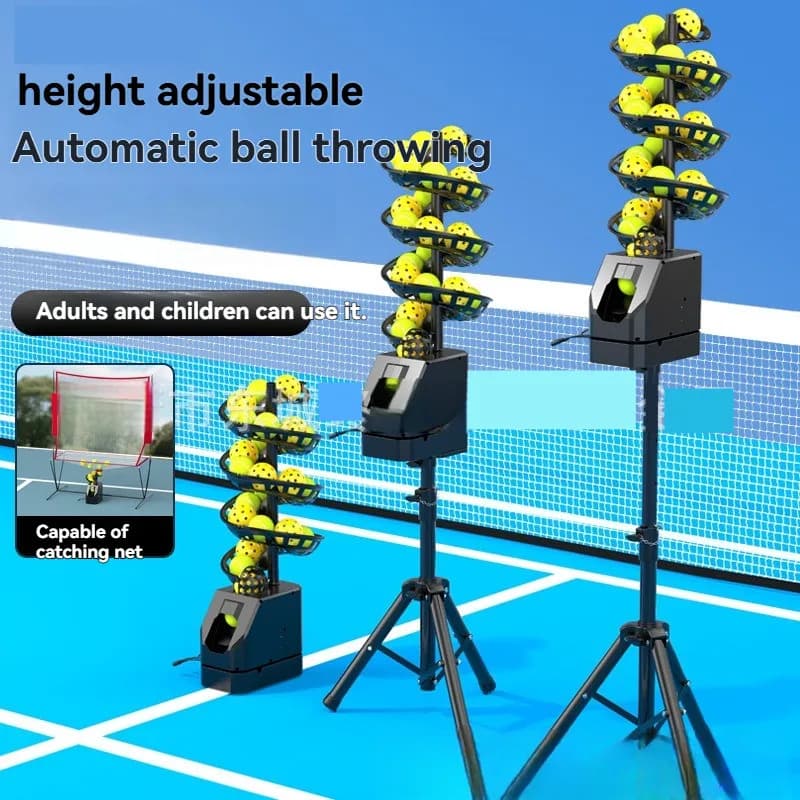 Macchina per servire automaticamente il tennis Macchina per palline per principianti Dispositivo di allenamento per pratica di altalena singola Macchina per la consegna di palline