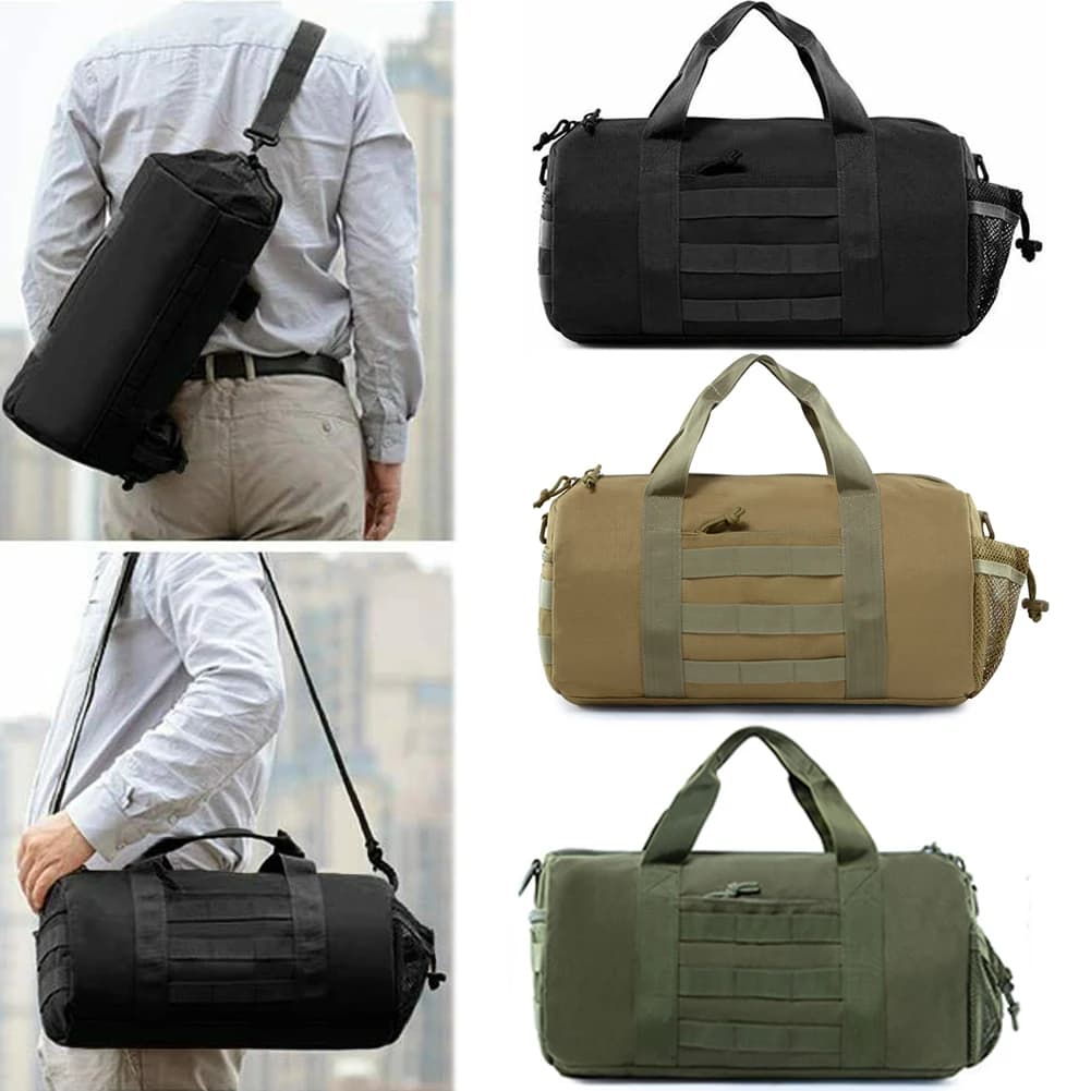 Borsone militare tattico Borsa da palestra Borsa da viaggio Borsone per sport all'aria aperta Borsa da palestra da uomo Fitness Escursionismo Borsa a tracolla da viaggio