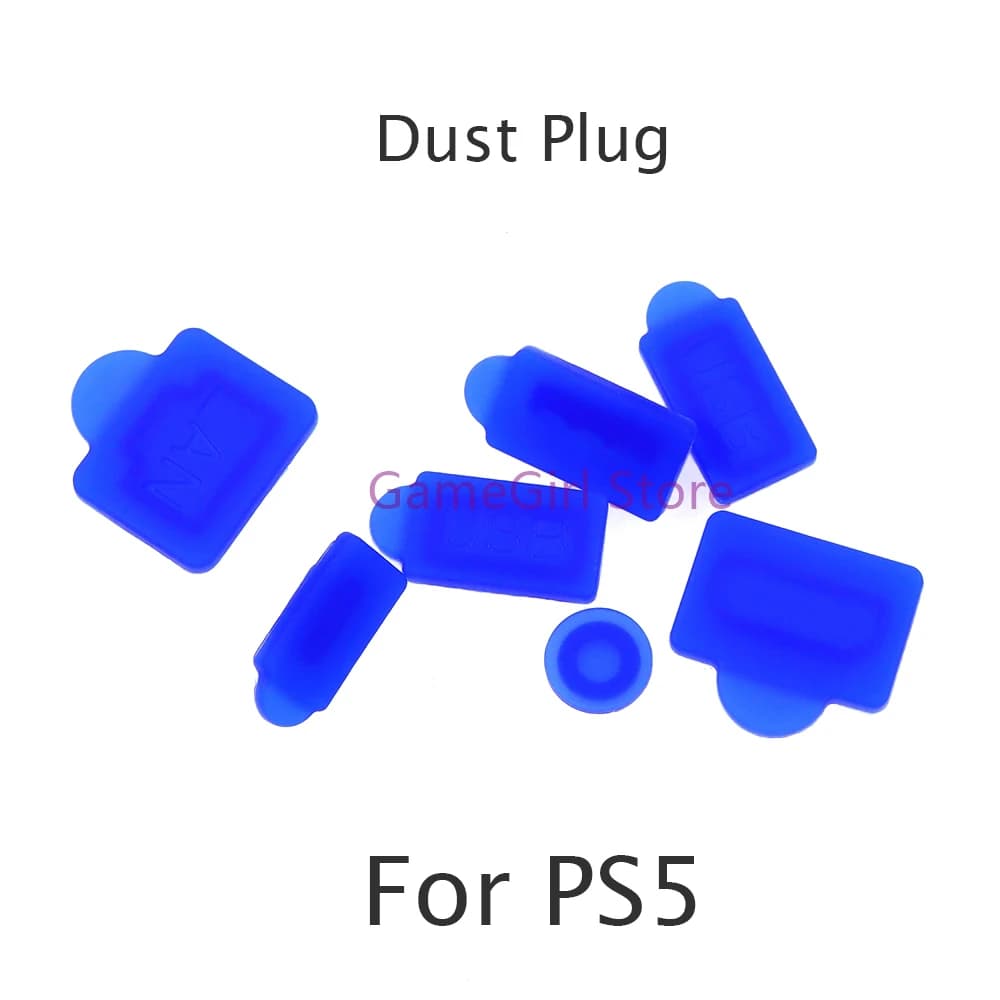 2 set 7 in 1 tappi antipolvere interfaccia USB tappo antipolvere copertura antipolvere per PlayStation 5 PS5 accessori per console di gioco