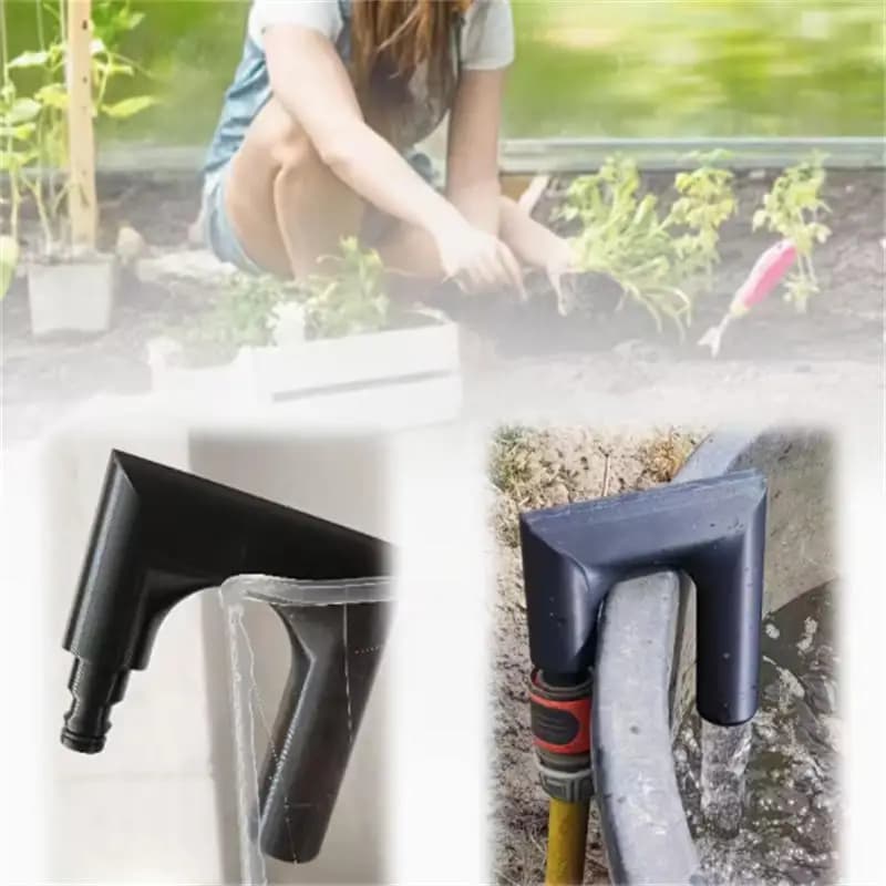 Gancio per Tubo da Giardino Resistente - Facile Riempimento Serbatoio Acqua, Senza Impugnatura, Design Antiscivolo, Strumento per Irrigazione Patio, Accessori per Tubi da Giardino