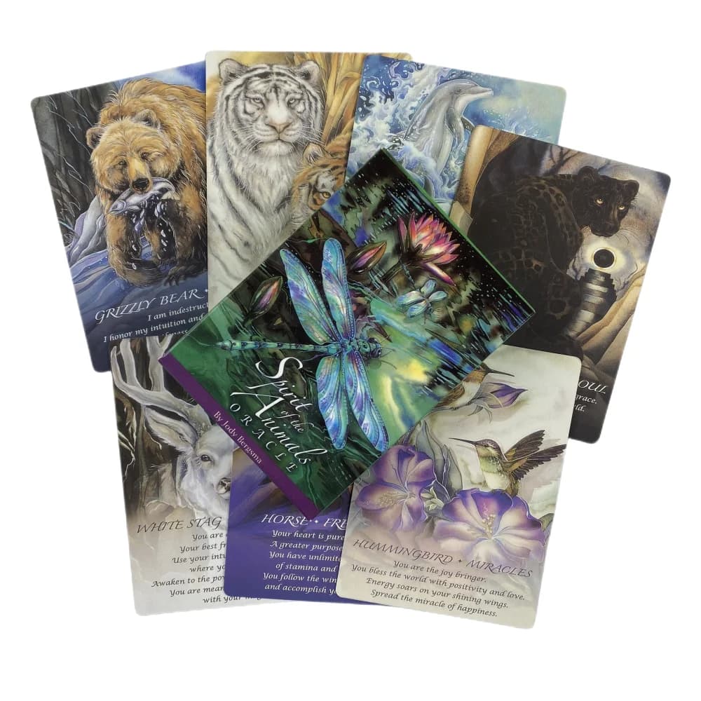 Spirit Of The Animals Oracle Cards divinazione Deck versioni inglesi edizione tarocchi gioco da tavolo per la festa