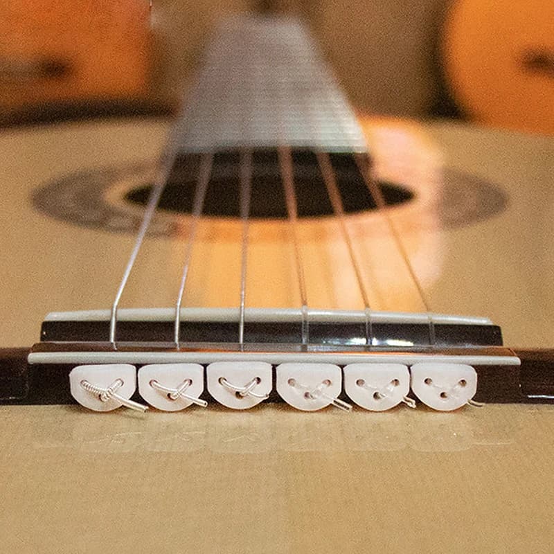 12 pz/set corda per chitarra classica fermo guida fibbia fascetta per corde a triplo angolo per accessori per ukulele