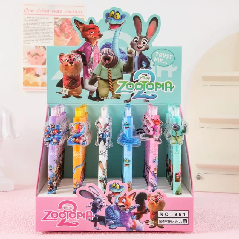 Zootopia Cute Gel Pens Judy Nick Kawaii School Supplies Stationery Office Pens for Students Kids Children Gift