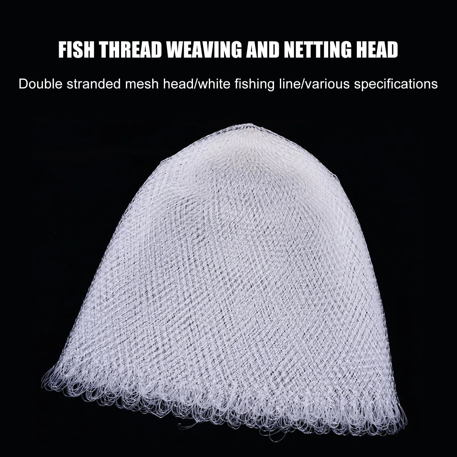 50/70 centimetri Rete Da Pesca Testa Trasparente Maglia di Nylon Per Grandi Pesci Durevole Rete Da Pesca A Mosca Dipnet Testa di Maglia accessorio per la pesca