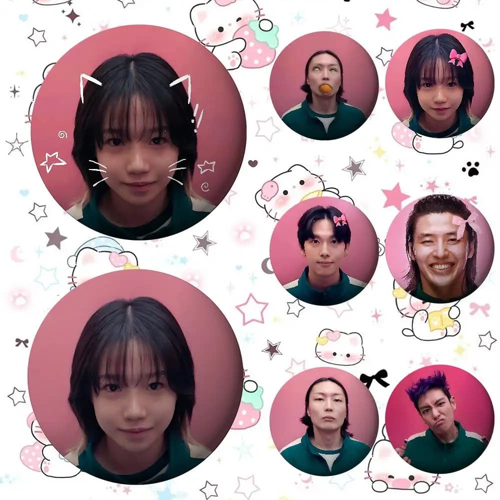 Cute J-jo Yuri Roh J-Jae-won Headshot Badge Pins For Friend, Backpack, Clothing, Collectible Accessories, Jewelry Gift