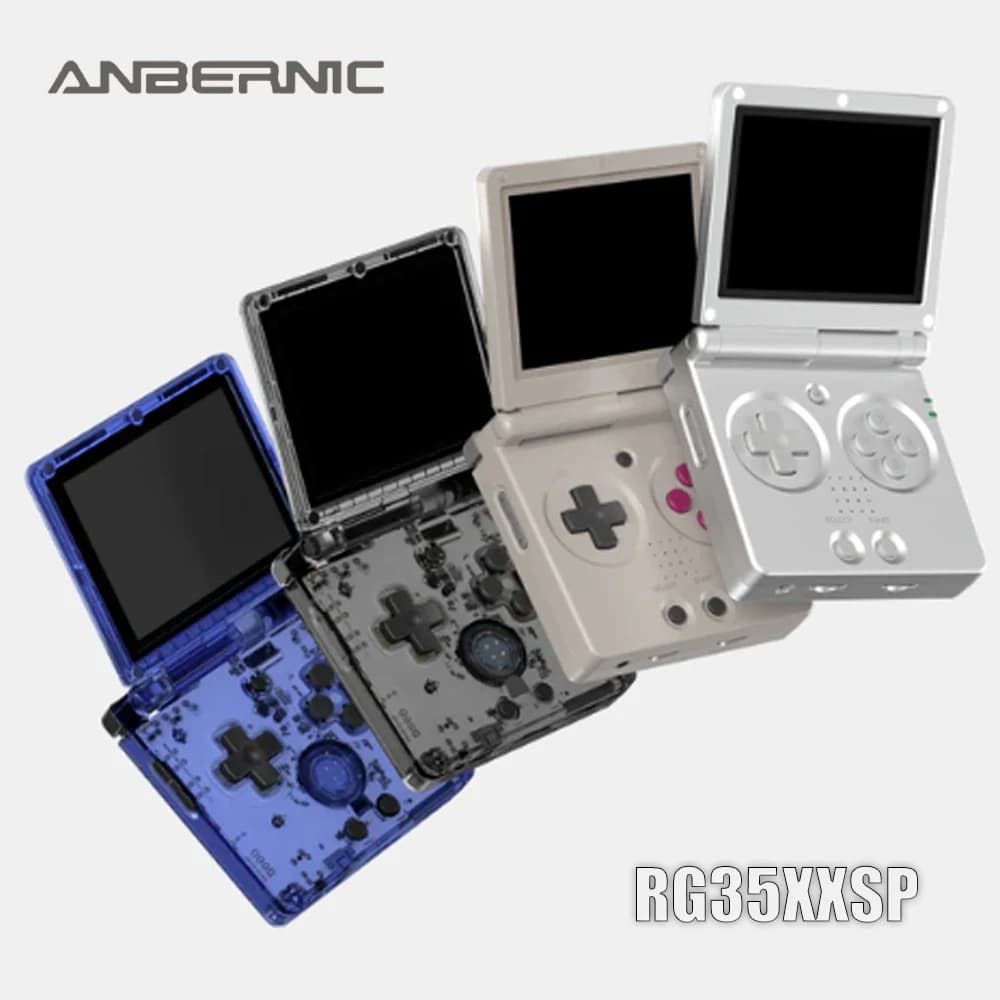 ANBERNIC RG35XXSP Console di gioco portatile retrò Schermo IPS da 3,5 pollici Batteria da 3300 mAh Supporta uscita TV HDMI e gioco Bluetooth 4.2 5K