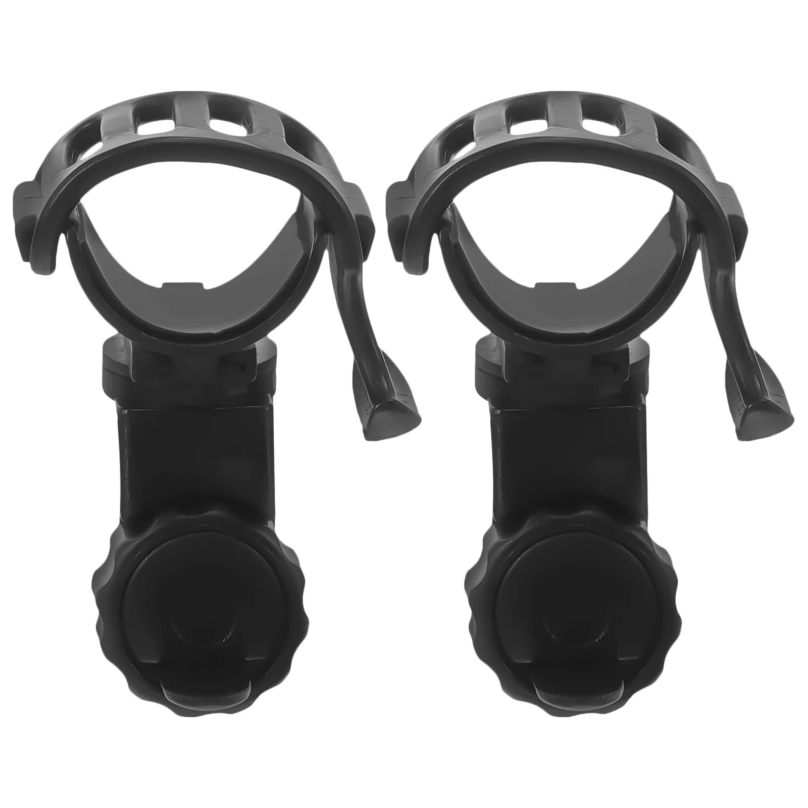 2 Pcs Durable Cane Holder Walker Crutch Bracket Wheelchair Accessories Electric Scooter Part Rubber Support ganizers Health Care