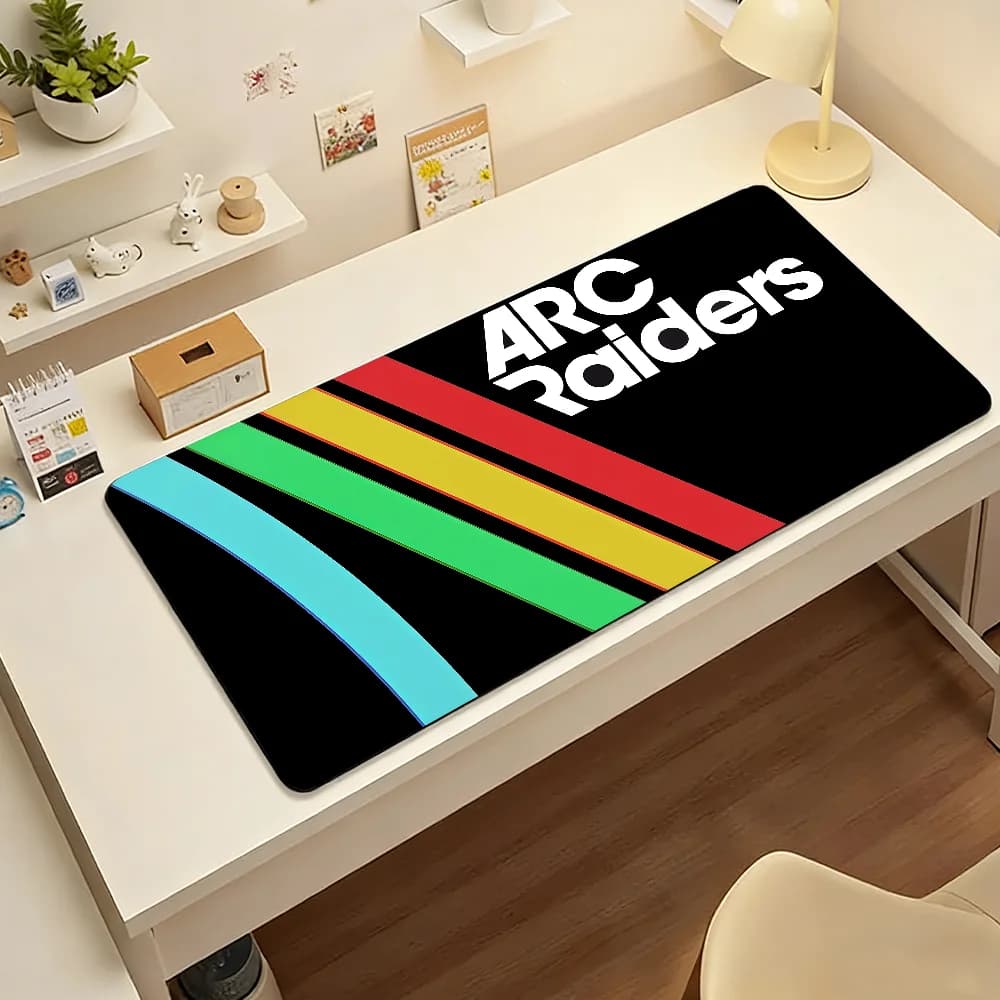 Tappetino per mouse ARC Raiders, antiscivolo con bordo bloccabile, per PC e laptop, accessori in gomma per ufficio, tastiera, tappeto XXL grande per gaming