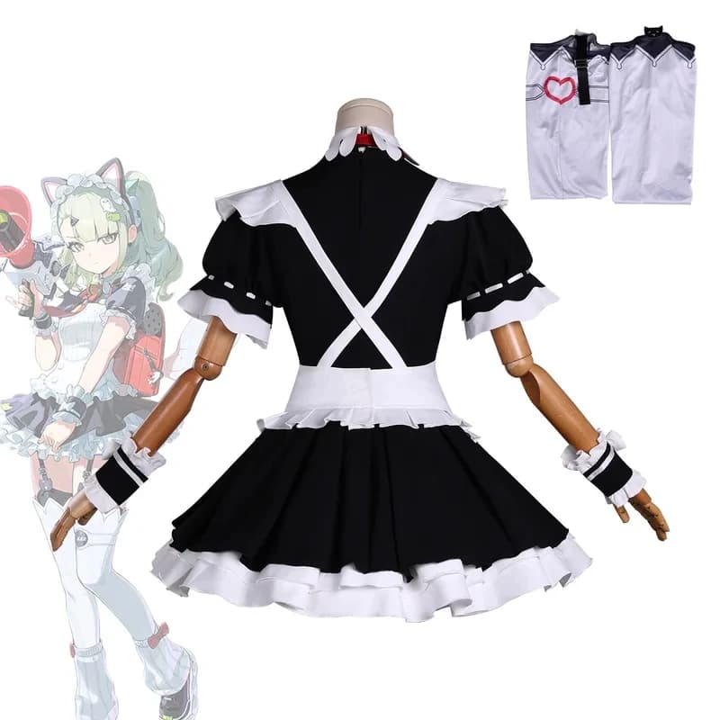 g'7,n\5;e,8\v,5/Game Zenless Zone Zero Sunna Cosplay Costume Angels of Delusion Afternoon Tea Break Maid Dress Lolita f;4'v.7/n\