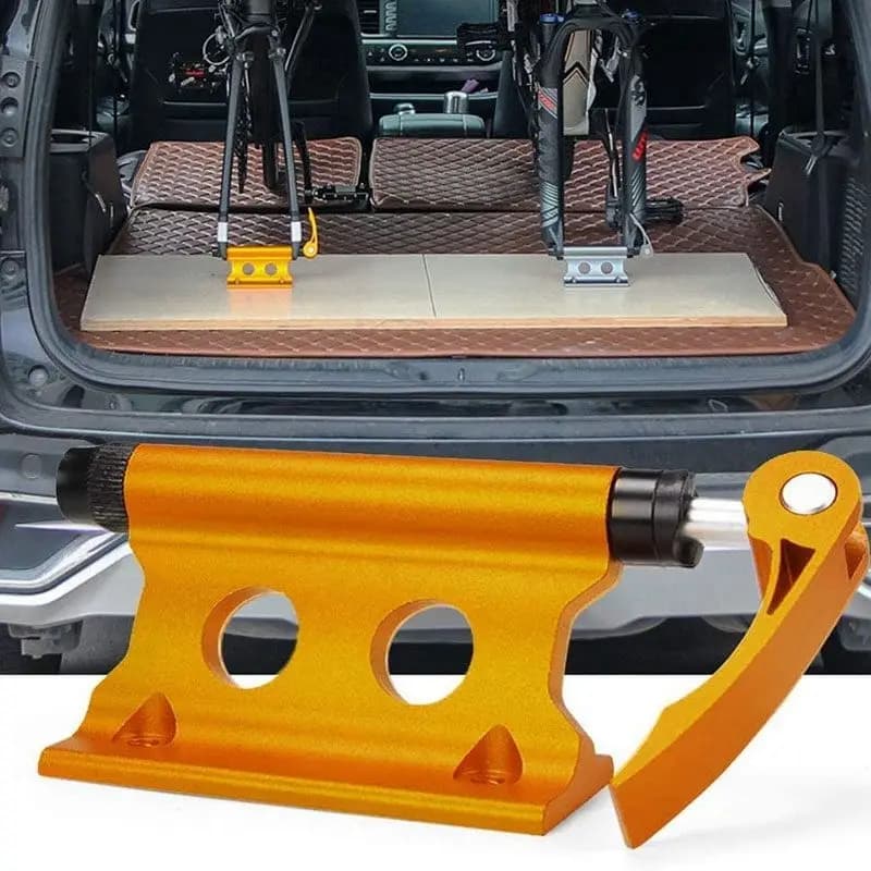 Supporto per Forcella Bici AD10, Blocco di Fissaggio per Forcella Anteriore, Accessori per Porta Forcella Bici, Titanio