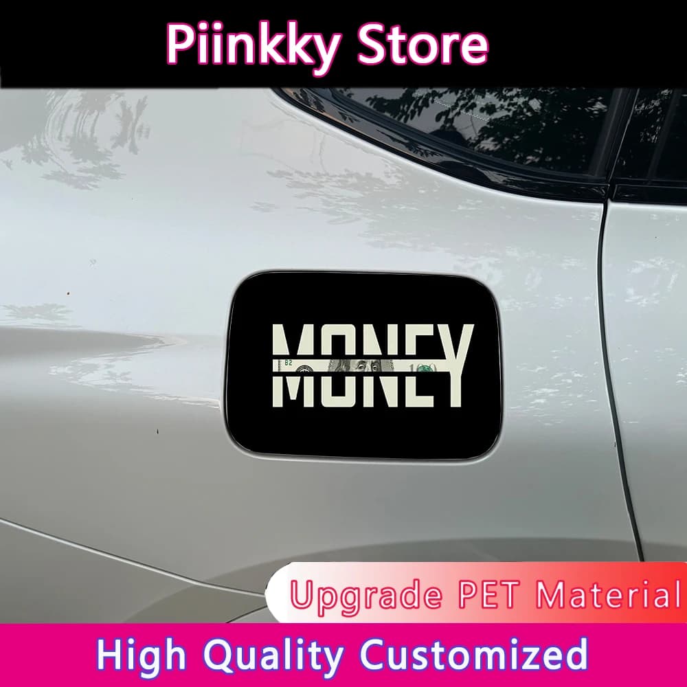 1 piece MONER Word Car fuel tank sticker Wall decal for solar protection