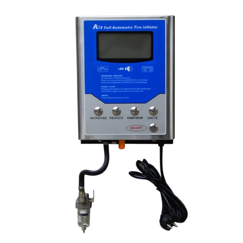 Gonfiatore automatico del compressore d'aria con display digitale a parete per auto, moto, scooter, bicicletta, riparazione pneumatici, uso automatico in negozio