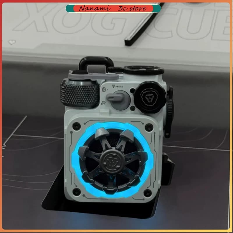 New Portable Muzen Cyber Cube-Pro Bluetooth Audio speaker 5.0 with Fidget Spinner Crystal Sound with RGB LED