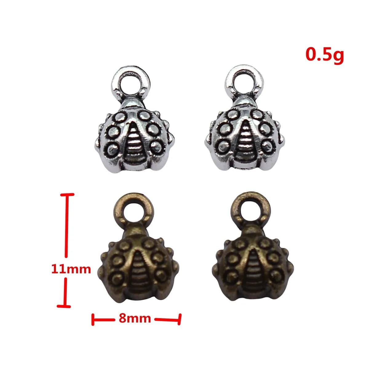 Insect Charm Frog Pendant Alloy Charms For Vintage Lucky DIY Bracelet Necklace Jewelry Making Supplies For Jewelry