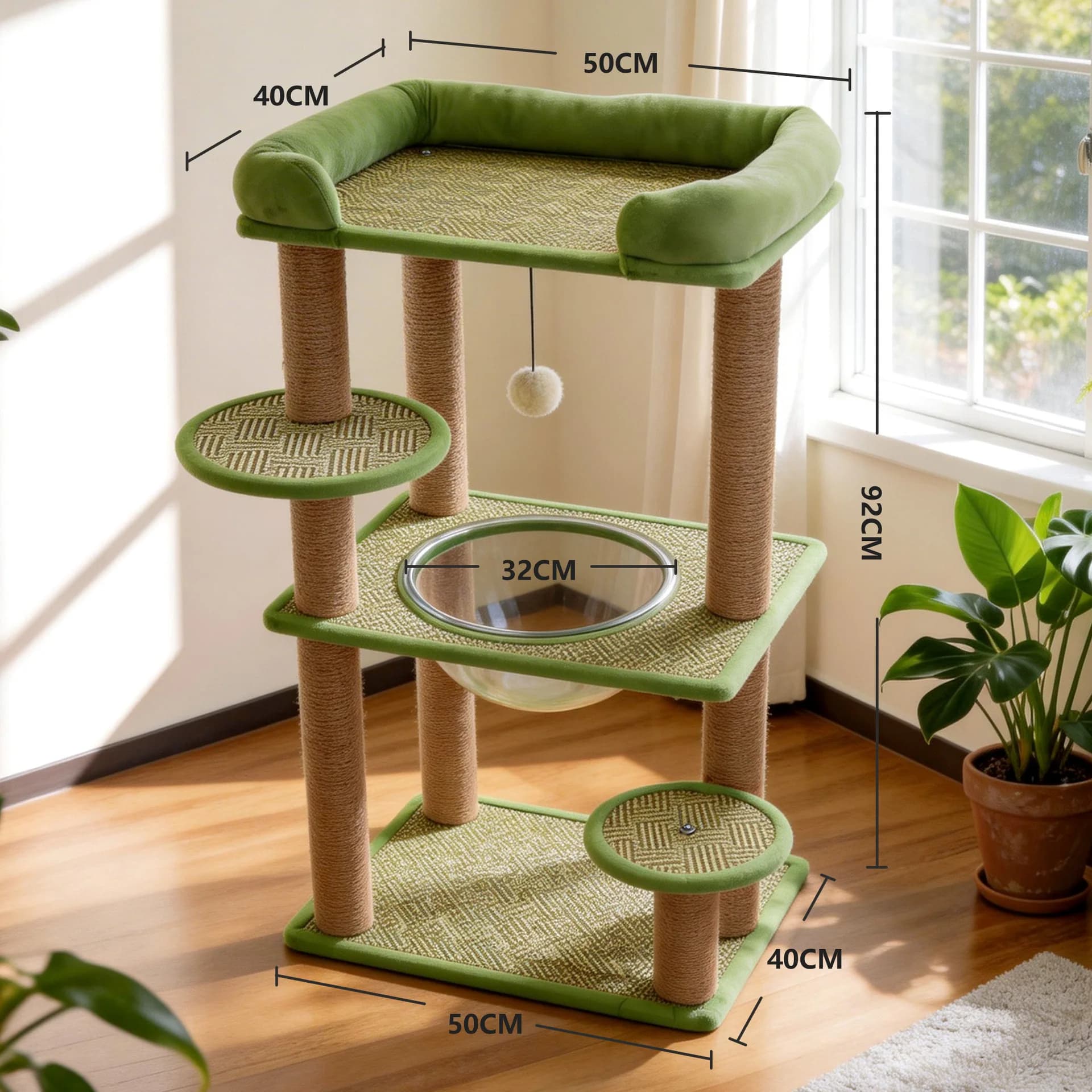 Accessories Castle Cat Tower Indoor Tree Post Modern Wooden Cat Tower Climbing Stairs Things Home Decor