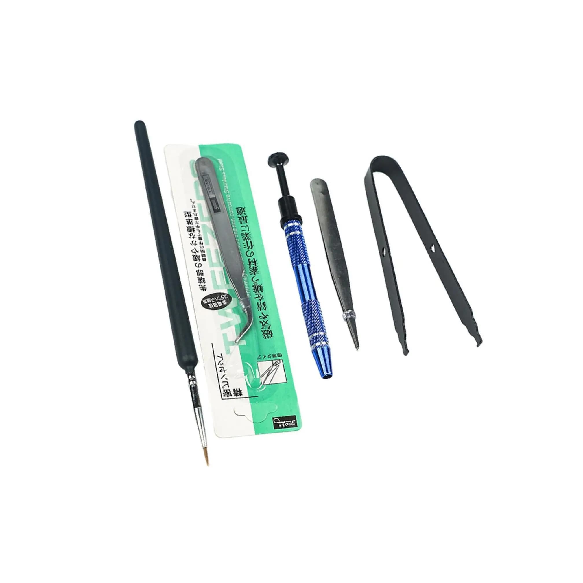 Kit di strumenti per spazzole lubrificanti per interruttore tastiera meccanica da 5 pezzi per stabilizzatore nero