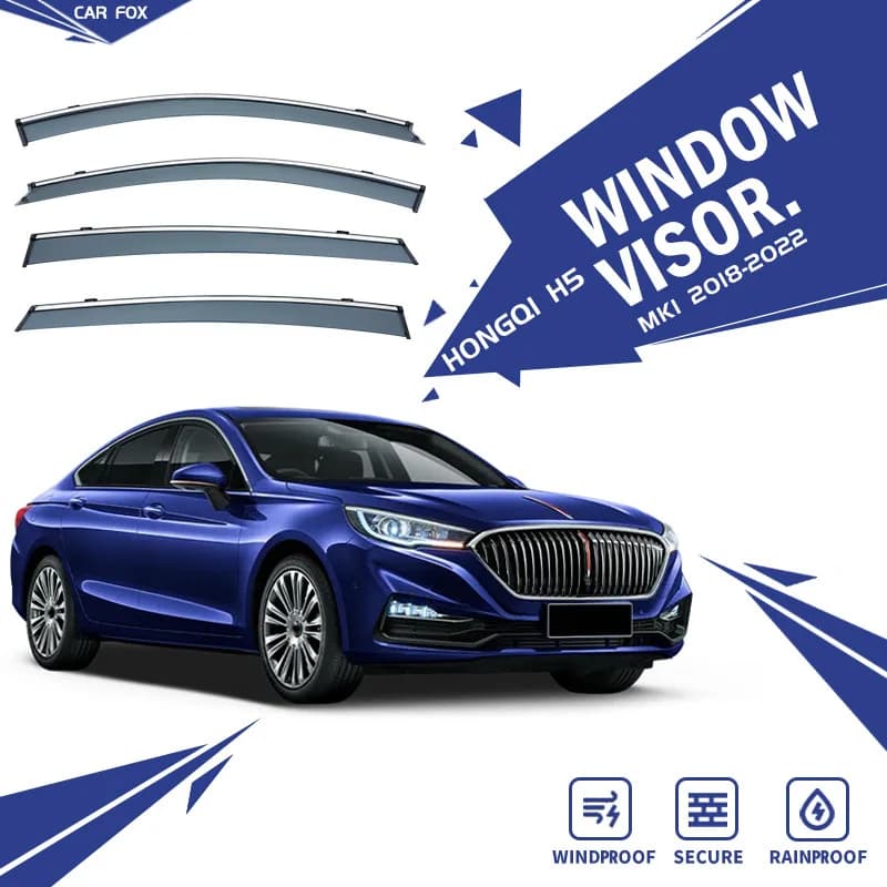Per Hongqi H5 2018-2022 Finestra di Automobile Visiera Tenda Shelter Parabrezza Finestrino Laterale Pioggia Parasole Accessori Auto