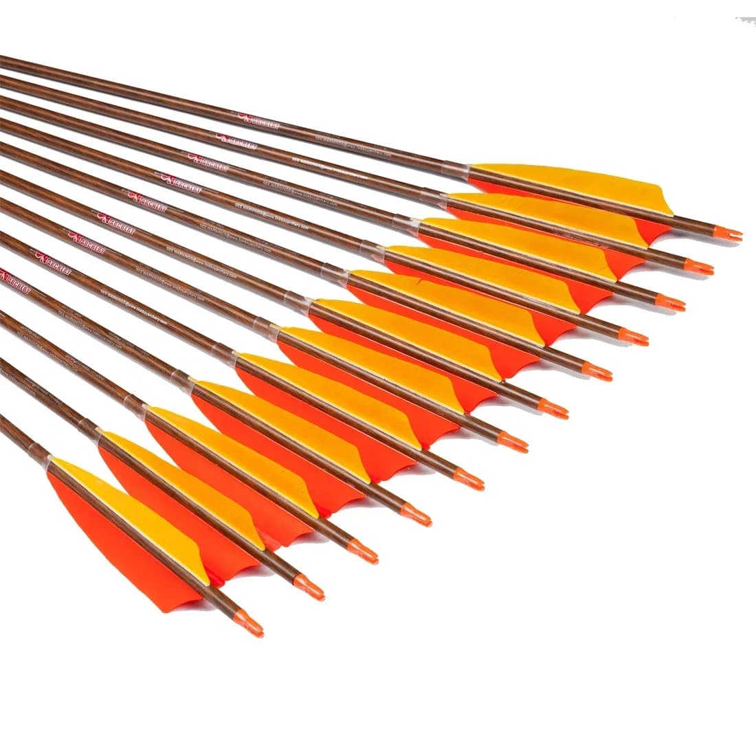 12pcs Linkboy Archery Carbon Arrows ID6.2mm Spine300-900 4'' Turkey Feather Compound Recurve Traditional Bow Arrows Shooting