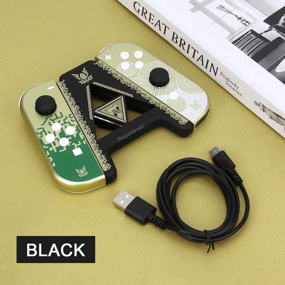 NUOVO controller di gioco in edizione limitata impugnatura dock di ricarica sinistra destra per interruttore NA e impugnatura Joycons OLED supporto per caricabatterie per gamepad
