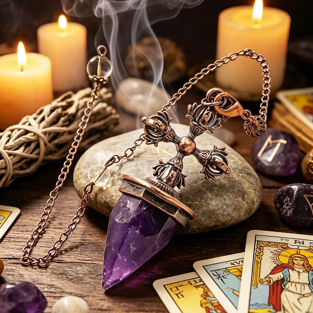 Cross Charm Rock Crystal Pendulum for Divination Dowsing Amethysts Tiger Eye Green Aventurine Healing Pink Quartz Pendulo X444