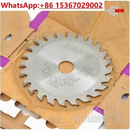LEUCO Woodworking Precision Panel Saw Precision Sliding Table Saw Cutting Blade 12 Inch 96/72 Tooth Saw Blade