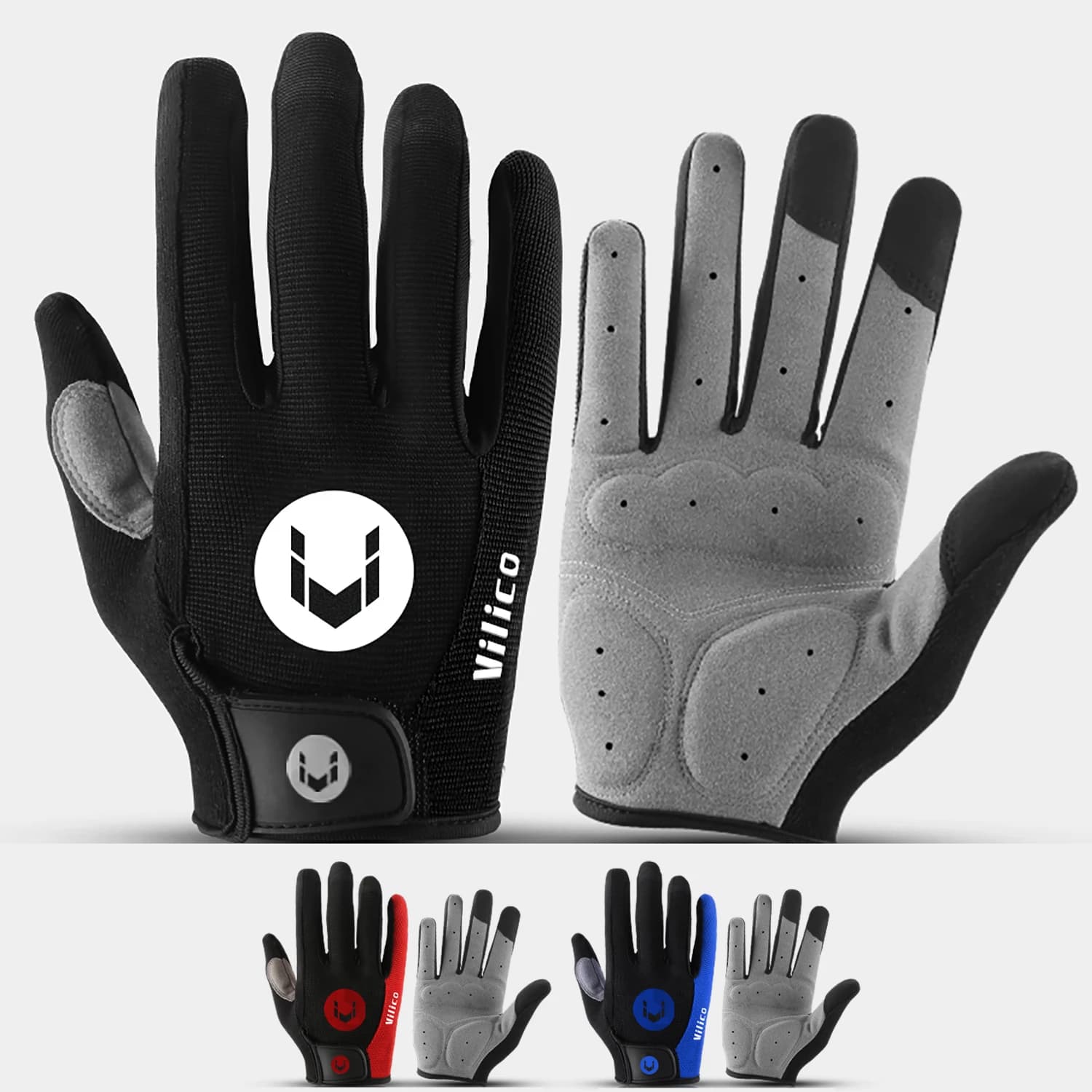 Spring Summer Sports Cycling Gloves Non-slip Men Women Outdoor Running MTB Road Bicycle Gloves Fitness Gym Touch Screen Gloves