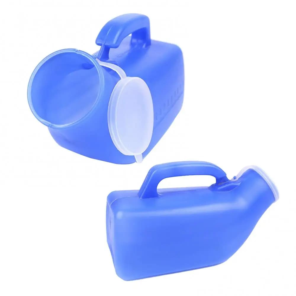 1200 ML male orinator with plastic reusable cap for men's urinal accessories for urinals for old house camping accessories forced into bed