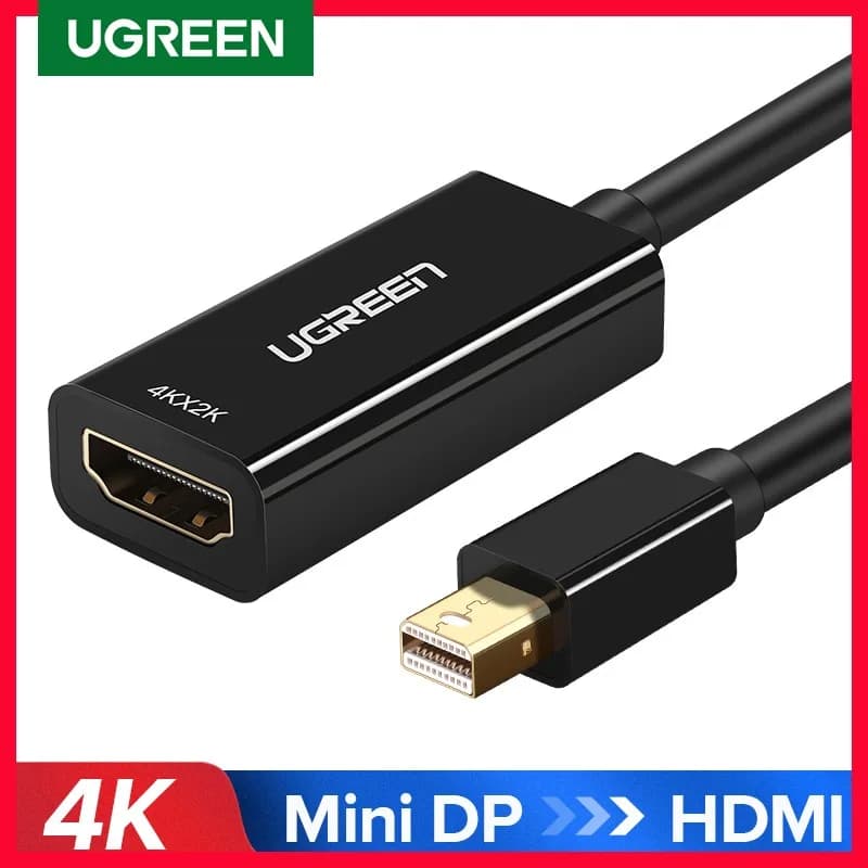 UGREEN Mini DisplayPort HDMI Adapter Mini DP Cable Thunderbolt 2 HDMI Converter for MacBook Air 13 Surface Pro 4 Thunderbolt