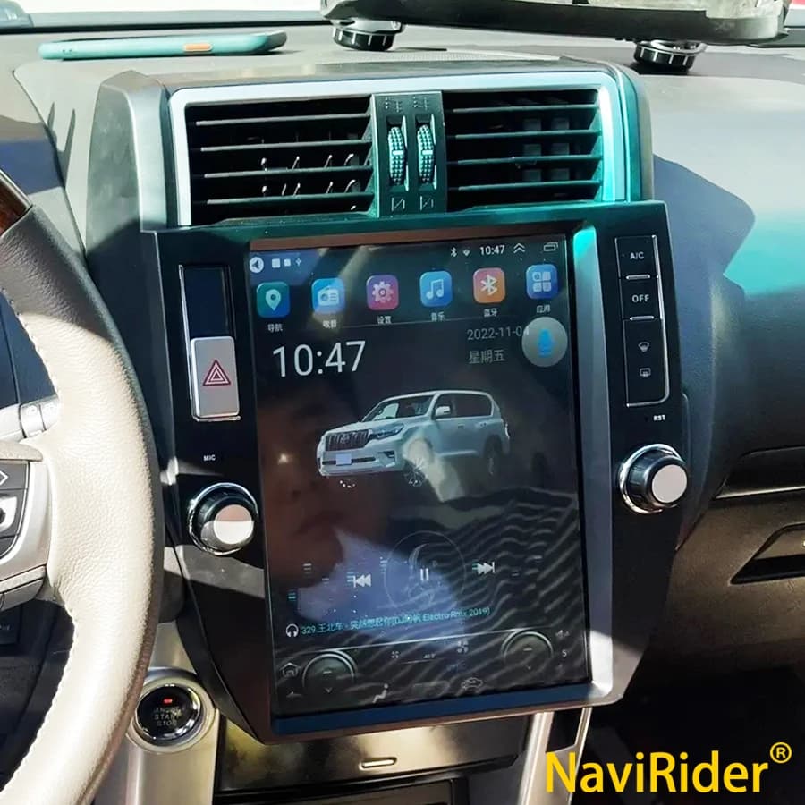 Autoradio Android per Toyota Land Cruiser Prado J 150 2010-2017 Schermo verticale multimediale per auto Carplay Auto Bluetooth GPS
