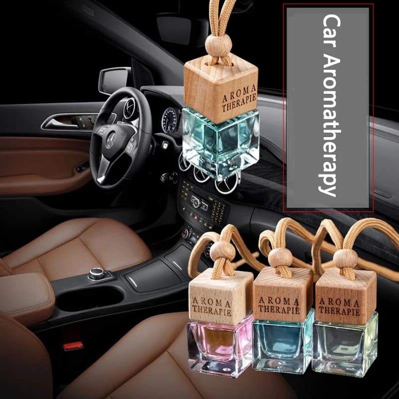 Hanging decorations for car mirrors to remove the smell of smoke, long lasting fragrance in car accessories