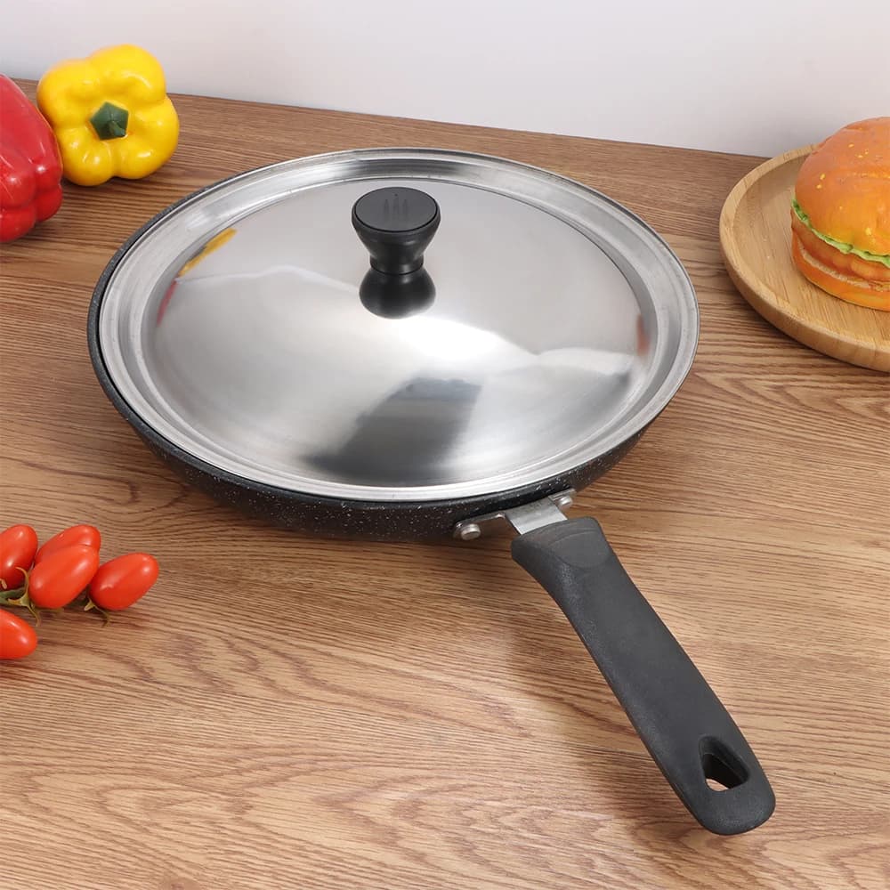 Coperchio per Pentola Durevole 20-30cm in Acciaio Inox, Copertura Universale per Padella, Coperchio Anti-scottatura per Ciotola, Utensili da Cucina per Ristoranti