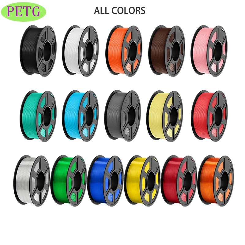 JAYO PETG 3D Printer Filament 1 Roll/1.1KG 1.75mm Filament Environmental Material for 100% No Bubbel Pen and 3D Printers DIY Gift