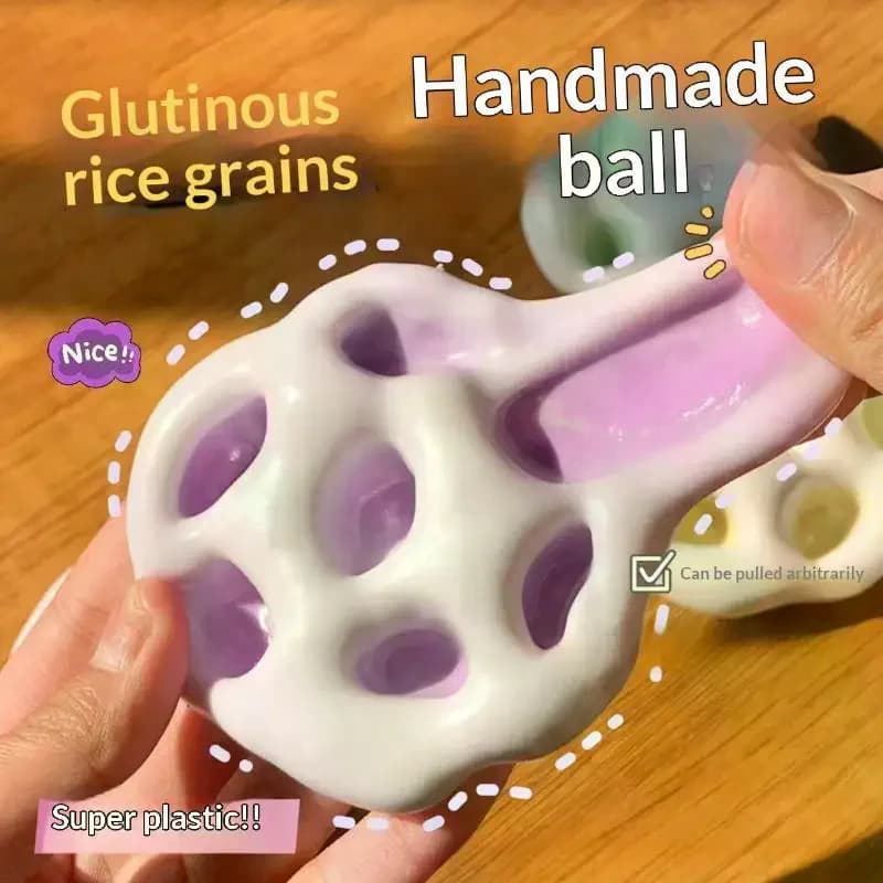1Pc Fluid Ice Skin Jelly Ball Squeeze Toy Kids Adult Soft Pinch Fidget Toys Party Gift Novel Entertainment Games