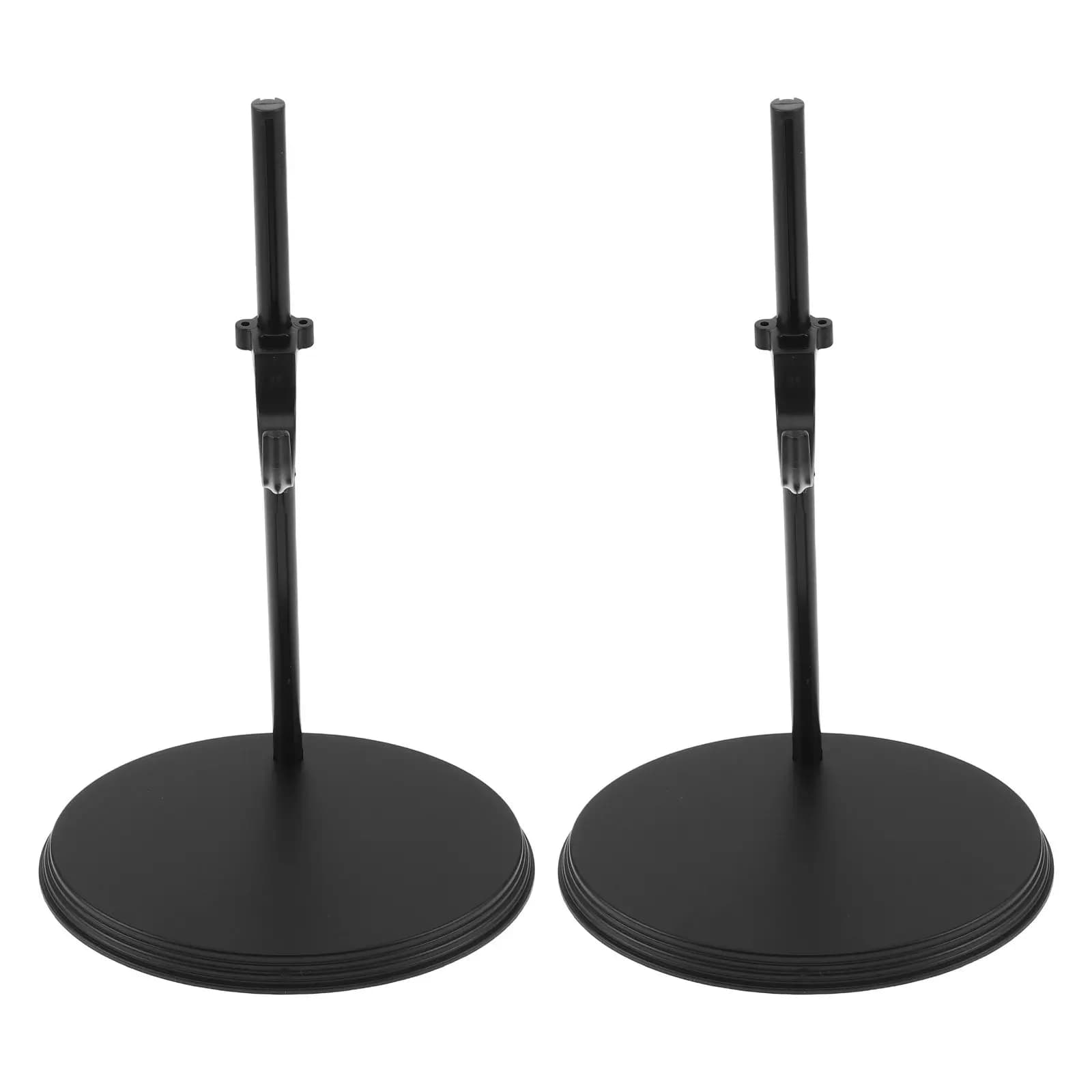 2Pcs 1 6 Adjustable Action Figure Stand Retractable Base for Posing Display Secure Holder Stable Support Pose Base