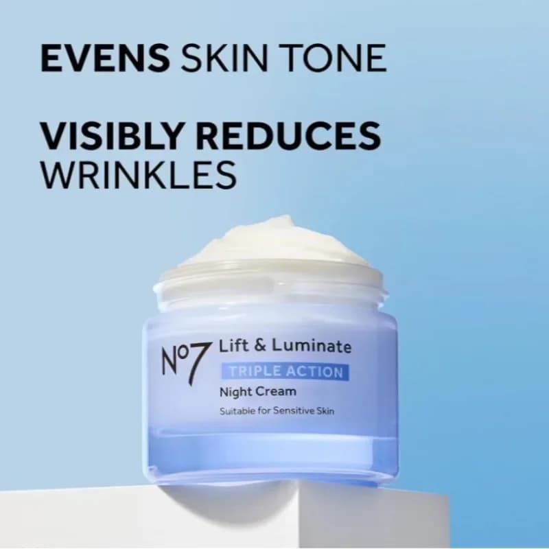 No7 triple moisturizing foam for face and neck soothes skin with multi-action formula