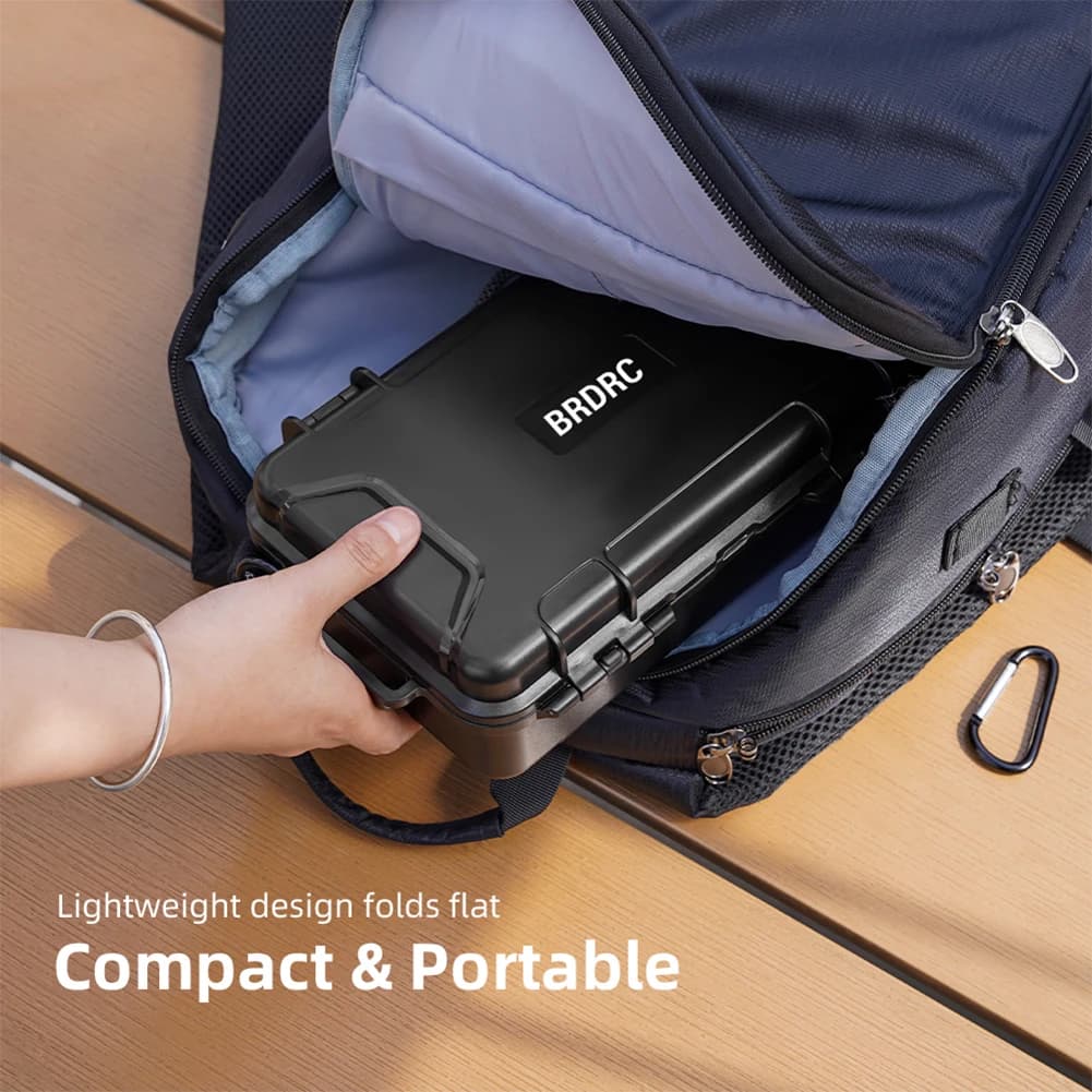 Custodia da trasporto per DJI Osmo Pocket 3, borsa impermeabile rigida in EVA, valigetta protettiva da viaggio, borsa a mano per accessori action camera