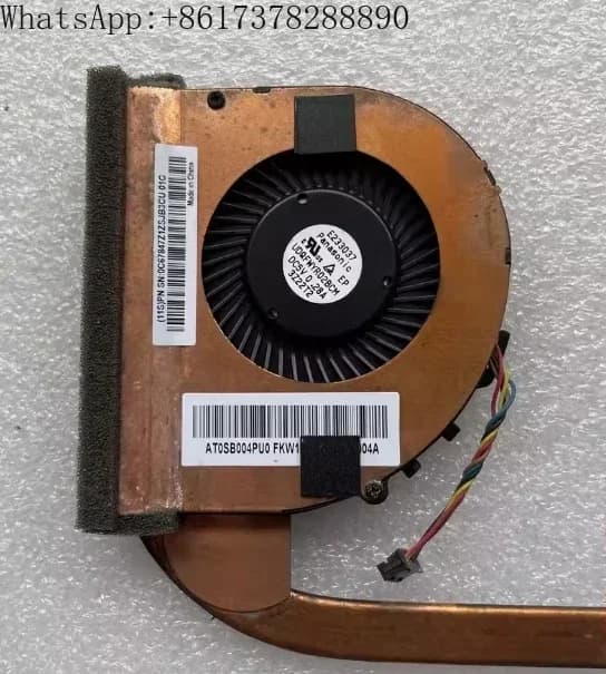 04X0445 PER ThinkPad T440S T450S Ventola Radiatore Ventola di raffreddamento Display centrale Test al 100% ok