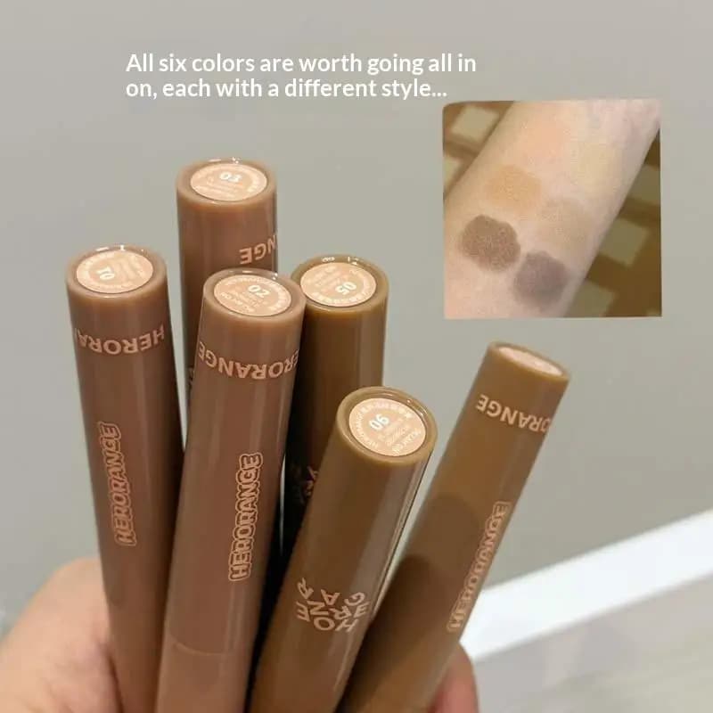 HERORANGE 3D Coloring Cream for Eyebrows, Long-Term Mascara, South-resistant, Eyebrow Cream Natural Effect, Cosmetics for Beginners