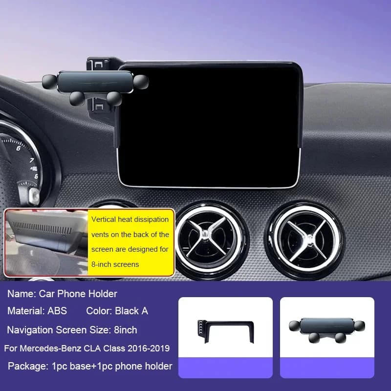 Supporto Telefono Auto per Mercedes-Benz GLA CLA Classe V 2013-2026, Supporto Navigatore GPS, Decorazione Speciale per Auto, Modifica