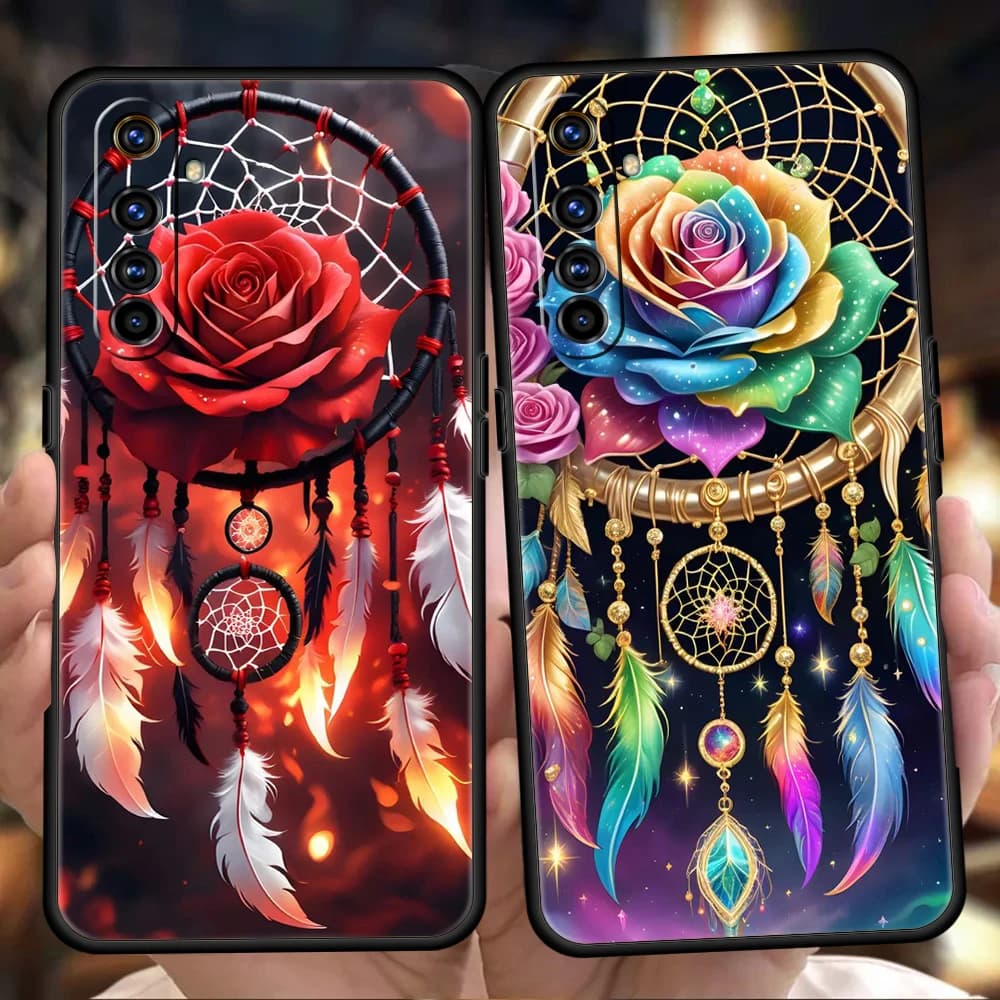 Mandala Dreamcatcher Phone Case For Oppo A17 A31 A78 A79 A98 Find X5 X6 Pro Reno 10 11 12 13 14 15 16 Pro F 5G SFOT TPU Cover