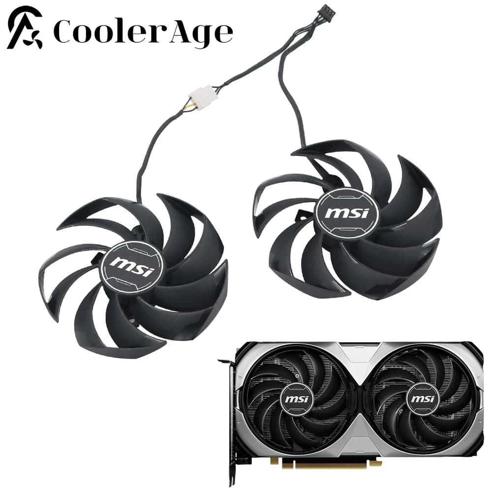 Ventola Scheda Video 95mm RTX4070 RTX4070S Ventola di raffreddamento della scheda grafica per MSI RTX 4070 4070S VENTUS 2X Ventola di raffreddamento GPU