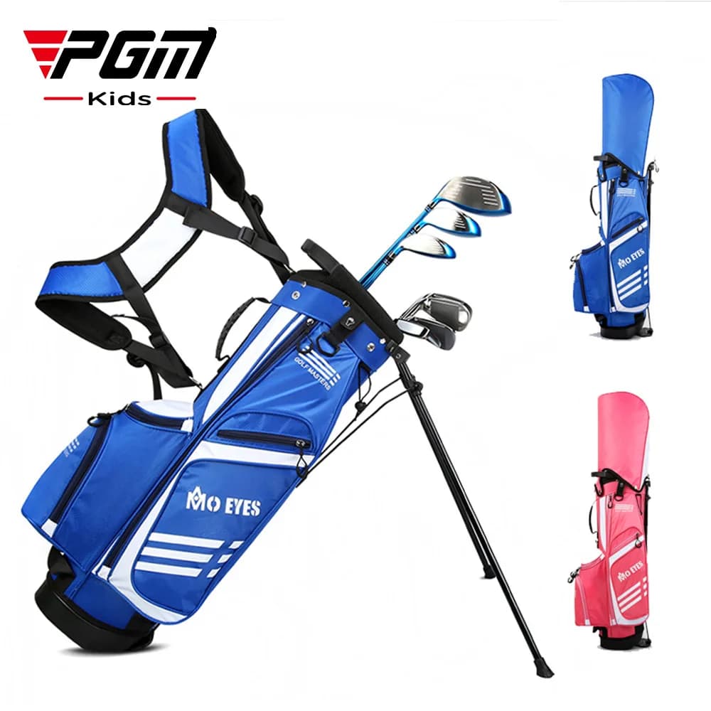 PGM MO EYES Junior Mazze da golf Rack Bag Staffa per bambini Pacchetto palla Bambini Nylon Ultra leggero portatile QB059 Commercio all'ingrosso